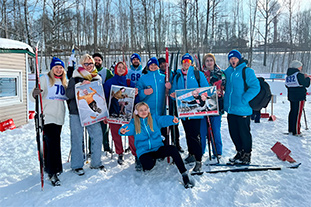 Спортсмены ГБУ «ГлавАПУ» покорили лыжную трассу